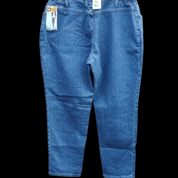 Lee Plus Size Relaxed Fit Stretch Jean Sz 16W P - Picture 4 of 8